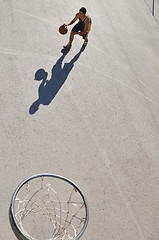 Image showing street basketball