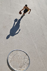 Image showing street basketball