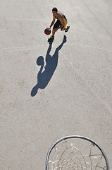 Image showing street basketball