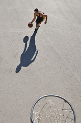 Image showing street basketball