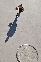 Image showing street basketball