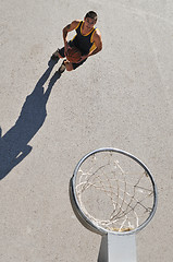 Image showing street basketball