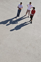 Image showing street basketball