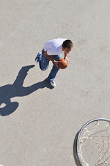 Image showing street basketball