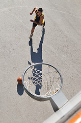 Image showing street basketball