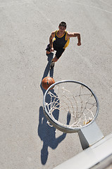 Image showing street basketball