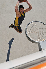 Image showing street basketball