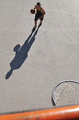 Image showing street basketball