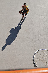 Image showing street basketball