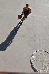 Image showing street basketball