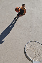 Image showing street basketball