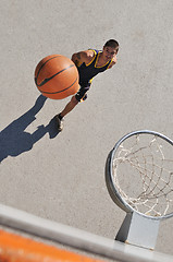 Image showing street basketball