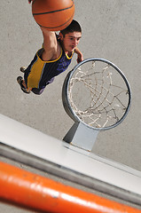 Image showing street basketball