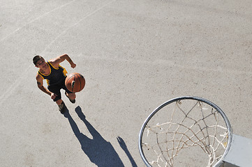 Image showing street basketball