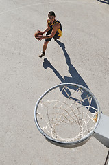 Image showing street basketball