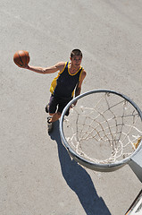 Image showing street basketball