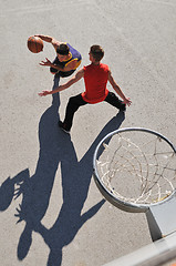 Image showing street basketball