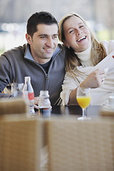 Image showing happy couple outdoor 