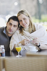 Image showing happy couple outdoor 