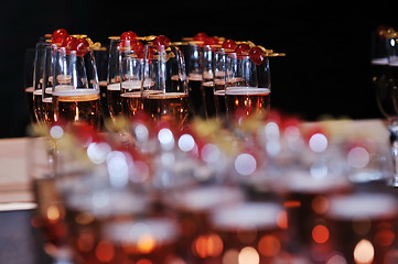 Image showing coctail and banquet catering party event