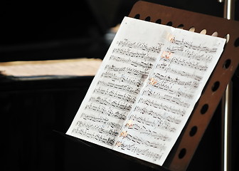 Image showing music book