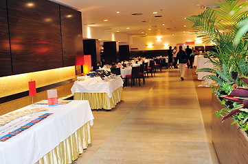 Image showing coctail and banquet catering party event