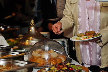 Image showing coctail and banquet catering party event