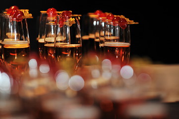 Image showing coctail and banquet catering party event