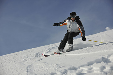 Image showing skier free ride 