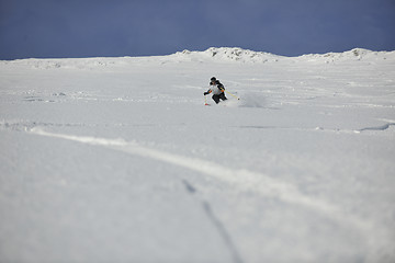 Image showing skier free ride 