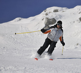 Image showing skier free ride 