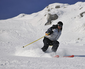 Image showing skier free ride 