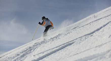 Image showing skier free ride 