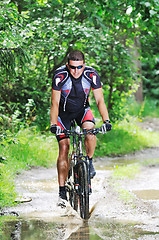 Image showing wet mount bike ride