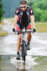 Image showing wet mount bike ride