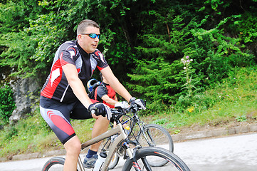 Image showing mountain bike outdoor ride 