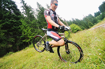 Image showing mountain bike outdoor ride 