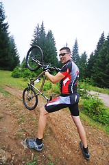 Image showing mountain bike outdoor ride 