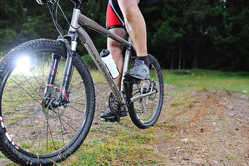 Image showing mountain bike outdoor ride 