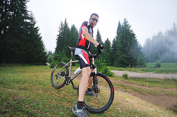 Image showing mountain bike outdoor ride 