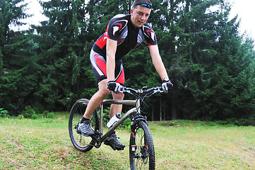 Image showing mountain bike outdoor ride 