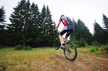 Image showing  mount bike man outdoor