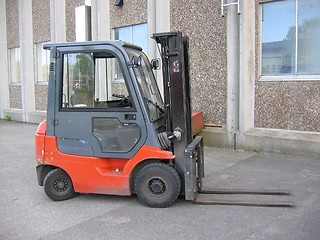 Image showing Diesel forklift