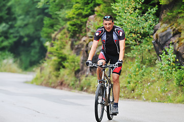 Image showing  mount bike man outdoor