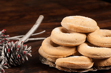 Image showing Spanish Christmas bagels