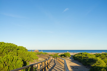 Image showing Costa Blanca beach