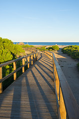 Image showing Mediterranean beach