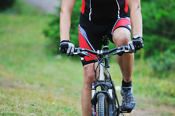 Image showing  mount bike man outdoor