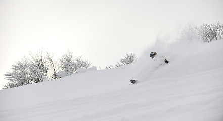 Image showing freestyle snowboarder