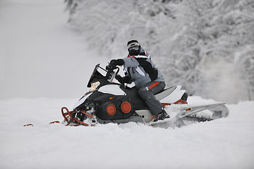 Image showing snowmobile